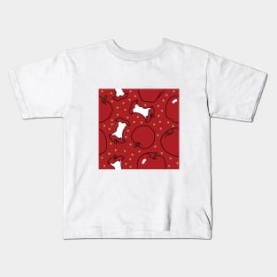 Apples with Polka Dots Kids T-Shirt